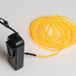 El Wire LED Θερμό Καλώδιο Μπαταρίας, 2 m, με πρόγραμμα