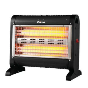 Primo Θερμάστρα Χαλαζία 1600W, 38,3x12x44(h) cm, Μαύρη