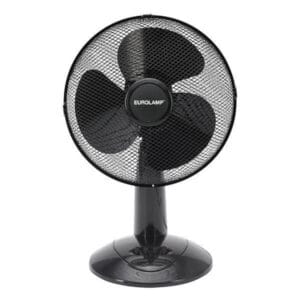 Eurolamp Ανεμιστήρας επιτραπέζιος 55W, Φ40cm, 58(h) cm, Μαύρος