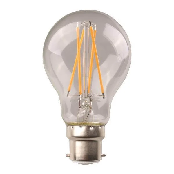 Eurolamp Λάμπα LED Crossed FILAMENT (COG), διάφανη, 9W, για Ντουί Β22 (μπαγιονέτ), 6500Κ Ψυχρό