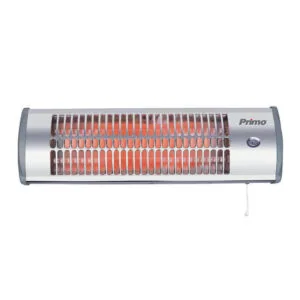 Primo Θερμάστρα Χαλαζία Επιτοίχια 1500W, 11x53,5x15,2(h) cm, Ασημί