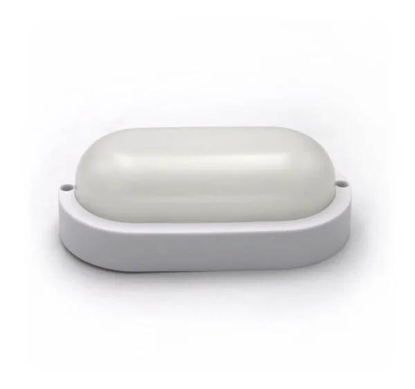 Adeleq λευκό φωτιστικό απλίκα χελώνα LED, 8W, 4000K, IP54