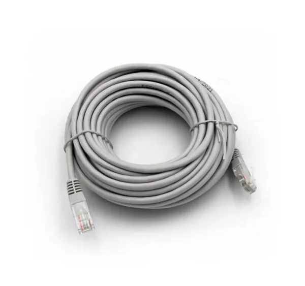 Adeleq Καλώδιο Patch Cord Δικτύου (Ethernet) UTP Cat5e Eco, 10m, Γκρι