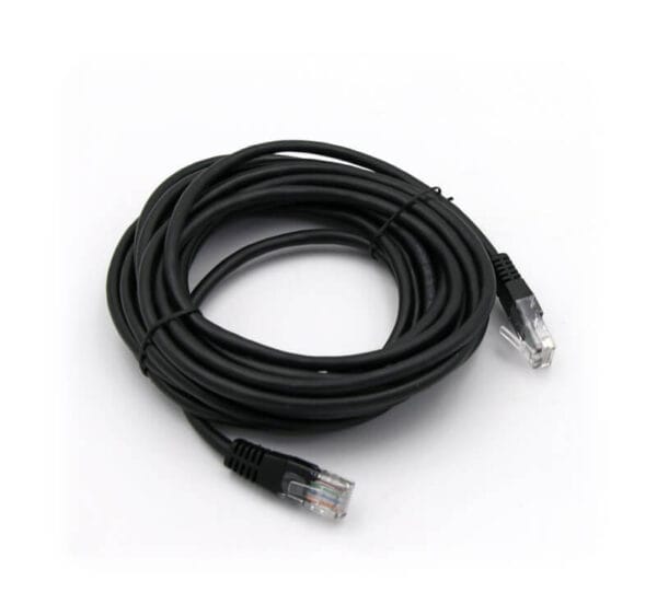 Adeleq Καλώδιο Patch Cord Δικτύου (Ethernet) UTP Cat5e Eco, 5m, Μαύρο