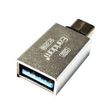 Earldom Αντάπτορας USB-F σε USB-C, OTG, Ασημί