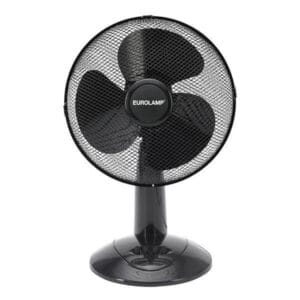 Eurolamp Ανεμιστήρας επιτραπέζιος 45W, Φ34cm, 51(h) cm, Μαύρος