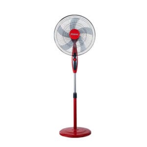 Primo Ανεμιστήρας με ορθοστάτη 60W, χρονοδιακόπτη, Φ45cm, 1,45(h) m, Κόκκινος