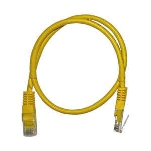 Καλώδιο Patch Cord Δικτύου (Ethernet) UTP Cat5e, 1.5 m, Κίτρινο
