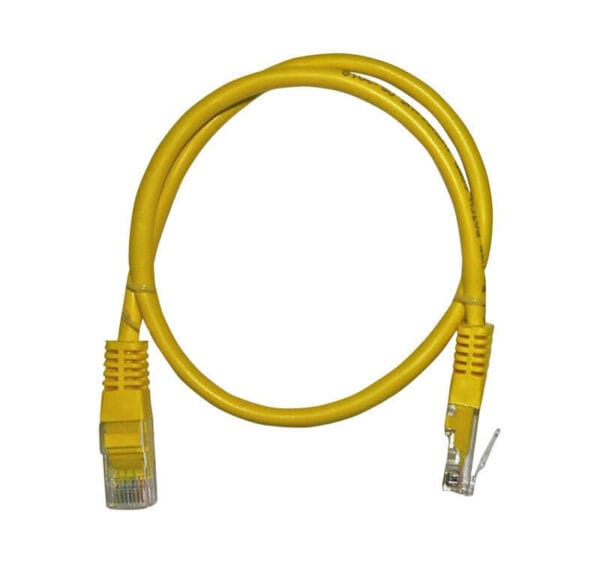 Καλώδιο Patch Cord Δικτύου (Ethernet) UTP Cat5e, 1.5 m, Κίτρινο