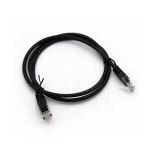 Adeleq Καλώδιο Patch Cord Δικτύου (Ethernet) UTP Cat5e Pro, 1m, Μαύρο