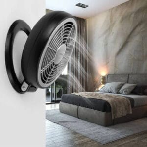 Dictro Lux Ανεμιστήρας 2σε1 επιτραπέζιος & τοίχου 25W, Φ23cm, 26(h) cm, Μαύρος