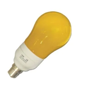 Dimco Εντομοαπωθητική Λάμπα Οικονομίας, 15W, για Ντουί B22 (μπαγιονέτ), Κίτρινη Εντόμων