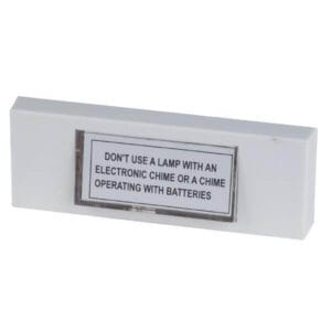 Eurolamp Μπουτόν Κουδουνιού Εξωτερικό με λυχνία PB-03, ΙΡ44, Λευκό