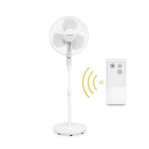 Trotec Ανεμιστήρας με ορθοστάτη 40W, τηλεχειριστήριο και χρονοδιακόπτη, Φ40cm, 1,30(h) m, Λευκός