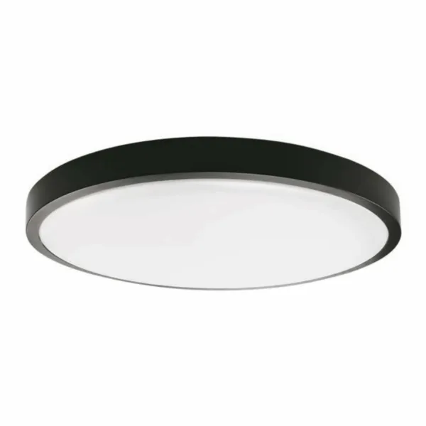 V-TAC Μαύρο στρογγυλό φωτιστικό Οροφής LED, 30W, Φ42cm, 4000K, IP44