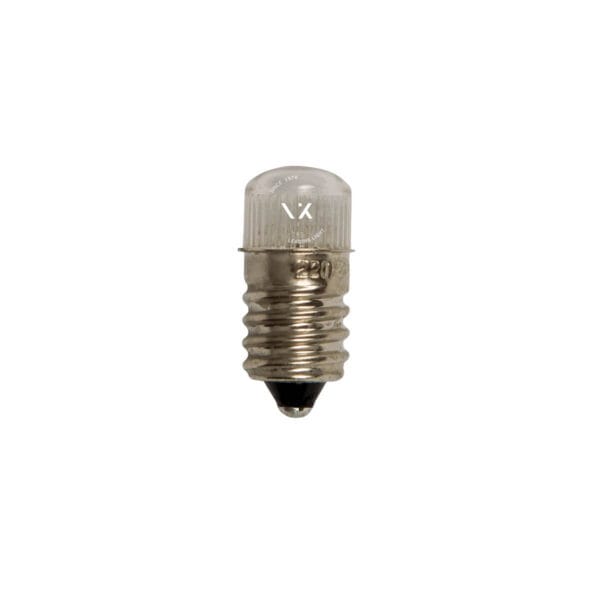VK Lighting Λαμπάκι ένδειξης πίνακα, 5W, για Ντουί E10, νέον