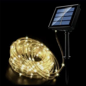 Φωτοσωλήνας blister LED 6 m με ηλιακό συλλέκτη – solar panel, σταθερός, Εσωτερικού και Εξωτερικού χώρου, IP44, Θερμό Λευκό (Warm white)