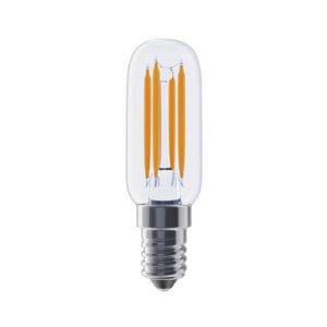 Eurolamp Λάμπα LED FILAMENT (COG), διάφανος σωλήνας T25, 4.2W, για ντουί Ε14 (μινιόν), 3000Κ (Θερμό Λευκό)