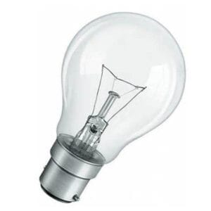 Philips Practitone Λάμπα Πυρακτώσεως A60 LowVoltage CL 42W, 60W, για Ντουί B22 (μπαγιονέτ)