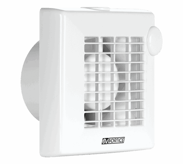 Vortice Εξαεριστήρας μπάνιου 20W, Φ12, 17,9×4,7x18,1(h) cm, Λευκός M120/5