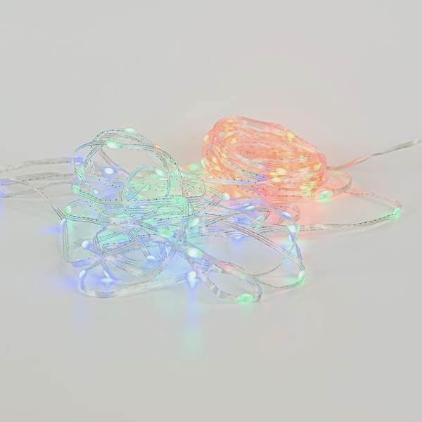 100 ”έξυπνα” λαμπάκια LED σε σειρά, 10 m, πλακέ διάφανο καλώδιο, με σύνδεση WI-FI μέσω εφαρμογής ή τηλεχειριστήριο/controler, με USB Σύνδεση, RGB χρώματα 1 100 έξυπνα λαμπάκια LED σε σειρά 10 m πλακέ διάφανο καλώδιο με σύνδεση WI FI μέσω εφαρμογής ή τηλεχειριστήριο με USB Σύνδεση RGB χρώματα