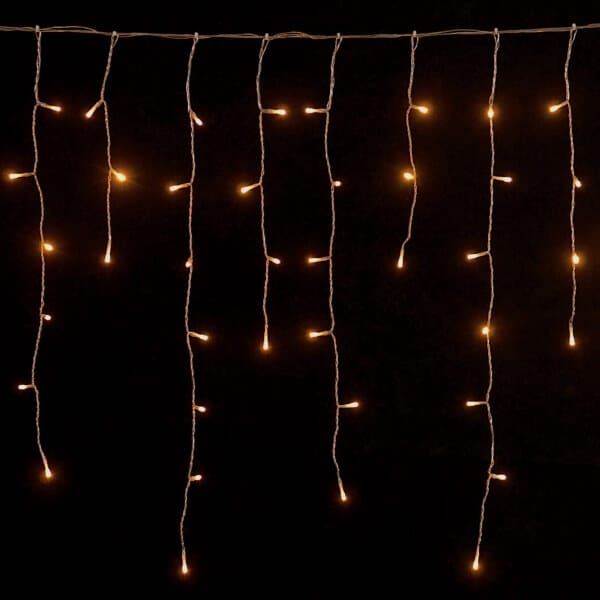 100 λαμπάκια FLASH LED ασύμμετρη κουρτίνα (βροχή) flash με επέκταση, 2x0,70 m, διάφανο καλώδιο, IP44, Θερμό Λευκό (Warm white) 3 100 λαμπάκια FLASH LED ασύμμετρη κουρτίνα (βροχή) flash με επέκταση, 2x0,70 m, διάφανο καλώδιο, IP44, Θερμό Λευκό (Warm white) - Image 2