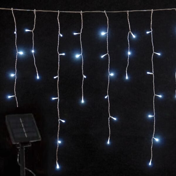 144 λαμπάκια LED ασύμμετρη κουρτίνα (βροχή) με προγράμματα και ηλιακό συλλέκτη – solar panel με αισθητήρα φωτός, 3x0,75 m, διάφανο καλώδιο, IP44, Ψυχρό Λευκό 1 144 λαμπάκια LED ασύμμετρη κουρτίνα βροχή με προγράμματα και ηλιακό συλλέκτη 3x075 m διάφανο καλώδιο IP44 Ψυχρό Λευκό