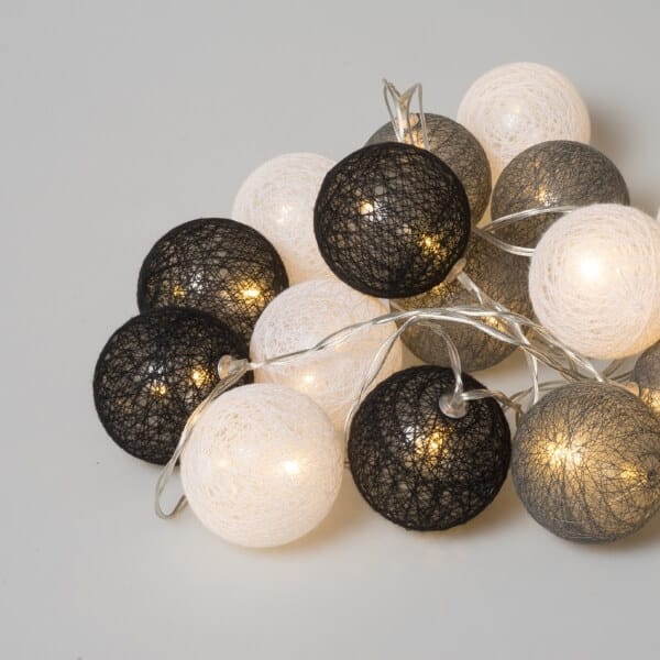 20 λαμπάκια LED σε σειρά με διακοσμητικές πολύχρωμες πλεκτές υφασμάτινες μπάλες, 3 m, διάφανο καλώδιο, σταθερή, χρονοδιακόπτης, IP44, Θερμό Λευκό (Warm white) 1 20 λαμπάκια LED σε σειρά με διακοσμητικές πολύχρωμες υφασμάτινες μπάλες 3 m διάφανο καλώδιο σταθερή χρονοδιακόπτης IP44 Θερμό Λευκό