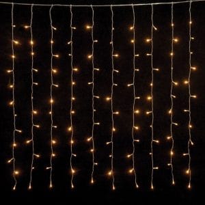 240 λαμπάκια FLASH LED κουρτίνα flash με επέκταση, 2x1(h) m, διάφανο καλώδιο, IP44, Θερμό Λευκό (Warm white) 3 240 λαμπάκια FLASH LED κουρτίνα flash με επέκταση, 2x1(h) m, διάφανο καλώδιο, IP44, Θερμό Λευκό (Warm white) - Image 2