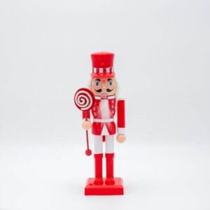 Πλαστικός Καρυοθραύστης Candy (λευκός-κόκκινος), 25.5cm