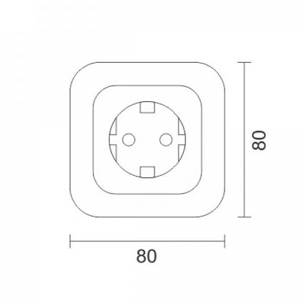 Πολύπριζο κύβος, 4 Θέσεων Σούκο και 2 θέσεων USB, Λευκό, 1,4 m καλώδιο 3 Πολύπριζο κύβος, 4 Θέσεων Σούκο και 2 θέσεων USB, Λευκό, 1,4 m καλώδιο - Image 2