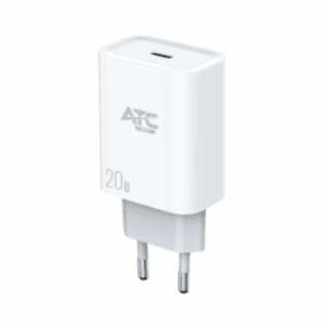ATC Φορτιστής χωρίς καλώδιο, 1 Θύρα USB-C, Λευκός
