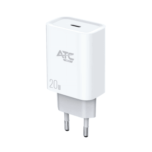ATC Φορτιστής χωρίς καλώδιο, 1 Θύρα USB-C, Λευκός 1 ATC Φορτιστής χωρίς καλώδιο 1 Θύρα USB C Λευκός
