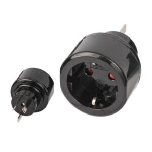 Brennenstuhl Αντάπτορας ταξιδίου από ελληνικό σε Κίνα και Αυστραλία φις, Μαύρος