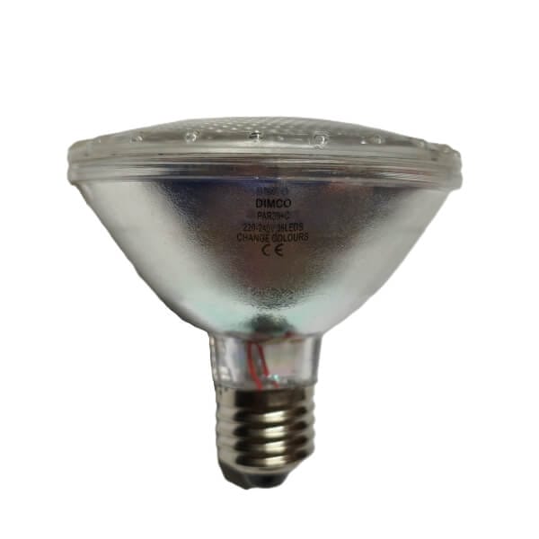 Dimco Λάμπα LED Disco PAR30, 4-5W, για ντουί E27, RGB 1 Dimco Λάμπα LED Disco PAR30 4 5W για ντουί E27 RGB