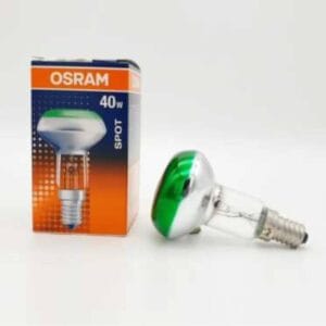 Osram Λάμπα Concentra Spot R50, 40W, για Ντουί E14 (μινιόν), Πράσινη