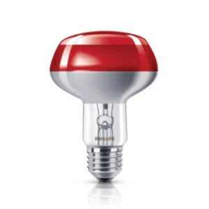 Philips Λάμπα Πυρακτώσεως Spotline disco, 60W, για Ντουί E27, Κόκκινη