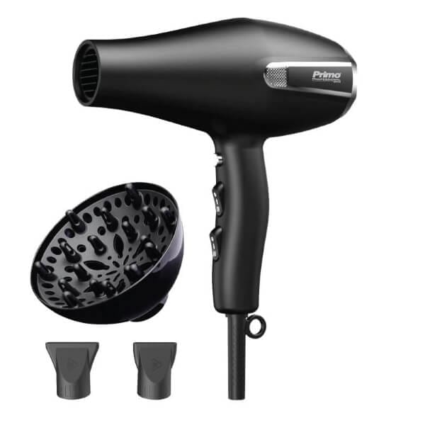 Primo Σεσουάρ μαλλιών με φυσούνα, ιονισμό και κρύο αέρα 2200W, Μαύρο 1 Primo Σεσουάρ μαλλιών με φυσούνα ιονισμό και κρύο αέρα 2200W Μαύρο