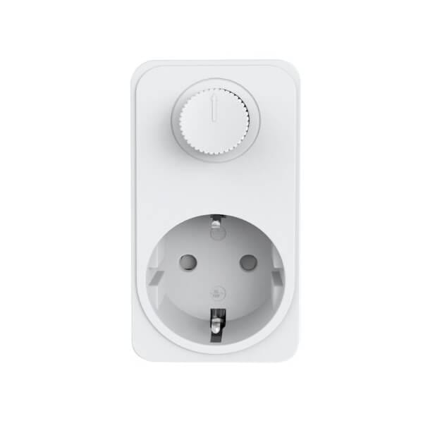 Telco Αντάπτορας με dimmer 1 Θέσης Σούκο Λευκός