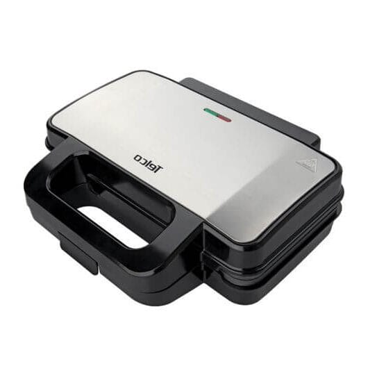 Telco Τοστιέρα-Σαντουιτσιέρα 1000W, με XL grill πλάκες, Μαύρη & Inox 1 Telco Τοστιέρα Σαντουιτσιέρα 1000W με XL grill πλάκες Μαύρη amp 2 e1771502364273