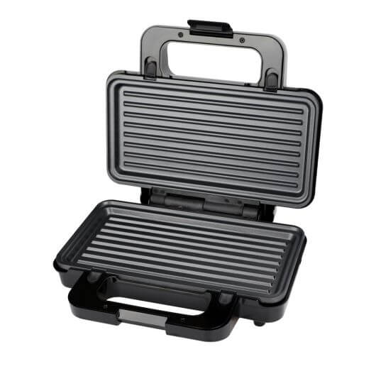 Telco Τοστιέρα-Σαντουιτσιέρα 1000W, με XL grill πλάκες, Μαύρη & Inox 4 Telco Τοστιέρα-Σαντουιτσιέρα 1000W, με XL grill πλάκες, Μαύρη & Inox - Image 3