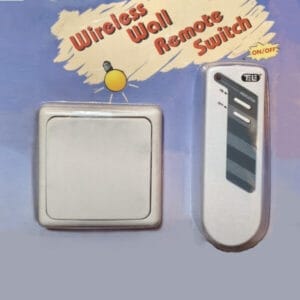 Tele Τηλεχειριζόμενος Διακόπτης χωνευτός με τηλεχειριστήριο, Λευκός