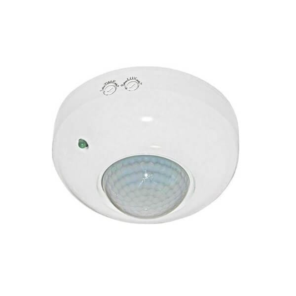 Adeleq Ανιχνευτής κίνησης οροφής υπερύθρων σφαιρικός 360° 6A Λευκός