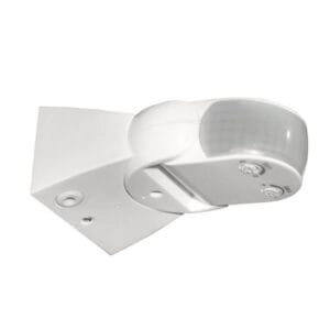 Adeleq Ανιχνευτής κίνησης τοίχου υπερύθρων, επίπεδος, 180°, 6A, Λευκός