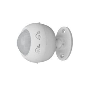 Adeleq Ανιχνευτής κίνησης τοίχου υπερύθρων, σφαιρικός, 360°, 6A, Λευκός