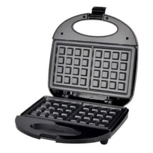 Sonifer Βαφλιέρα για Τετράγωνες Βάφλες 2 Θέσεων 750W, Μαύρη