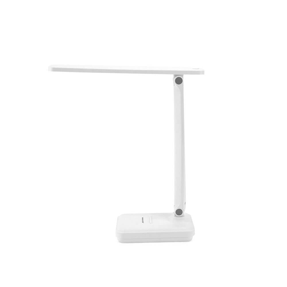 Weidasi Λευκό Φωτιστικό γραφείου αφής αναδιπλούμενο Επαναφορτιζόμενο LED CCT 3000Κ – 4000Κ – 6000Κ