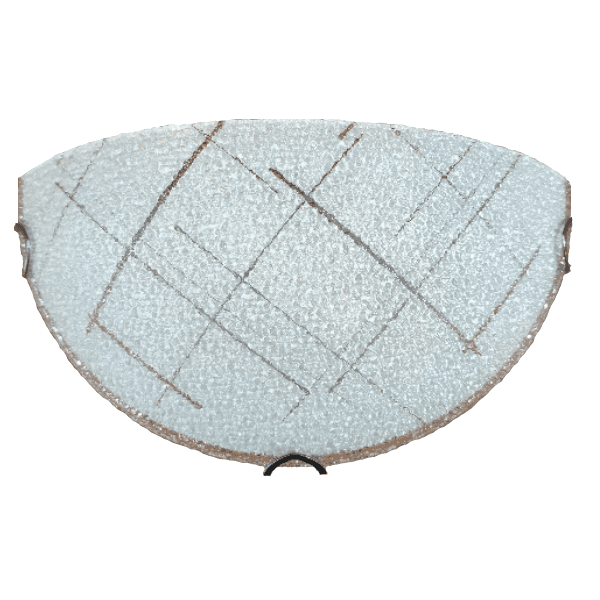 ARlight απλίκα φωτιστικό τοίχου γυαλί σαγρέ με γραμμές, με 1 Ντουί Ε27, 30 cm BASE 1/2 1 ARlight απλίκα φωτιστικό τοίχου γυαλί σαγρέ με γραμμές με 1 Ντουί Ε27 30 cm BASE 12