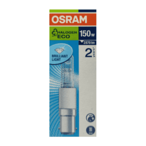 Osram Λάμπα Halolux Ceram Eco, 150W, για Ντουί B15d, 2900K