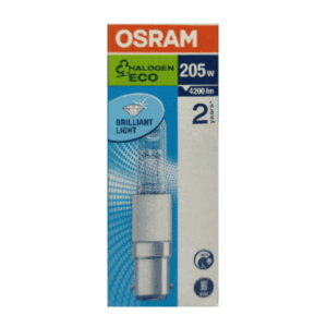 Osram Λάμπα Halolux Ceram Eco, 205W, για Ντουί B15d, 3000K